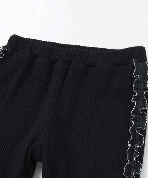 BeBe Petits Pois Vert / ベベ プチ ポワ ヴェール チノ・ワークパンツ | サイドチュールリボンリブパンツ(95~150cm) | 詳細11