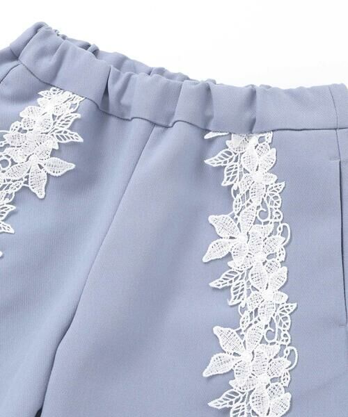 BeBe Petits Pois Vert / ベベ プチ ポワ ヴェール ミニ・ひざ丈スカート | 【お揃い】花レースキュロットパンツ(100~150cm) | 詳細10