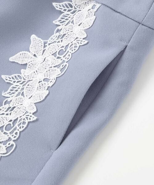 BeBe Petits Pois Vert / ベベ プチ ポワ ヴェール ミニ・ひざ丈スカート | 【お揃い】花レースキュロットパンツ(100~150cm) | 詳細12