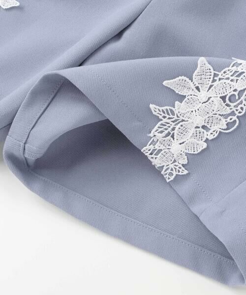 BeBe Petits Pois Vert / ベベ プチ ポワ ヴェール ミニ・ひざ丈スカート | 【お揃い】花レースキュロットパンツ(100~150cm) | 詳細13