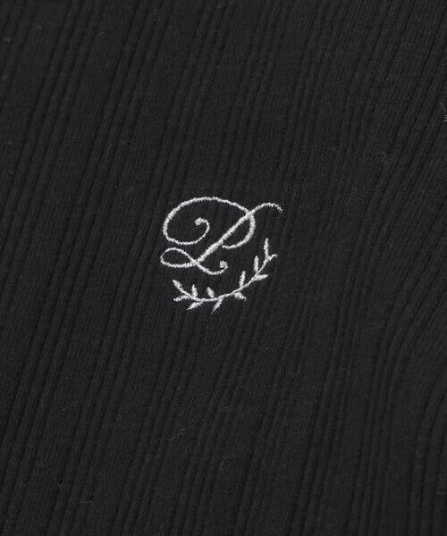 BeBe Petits Pois Vert / ベベ プチ ポワ ヴェール Tシャツ | フリル袖リブロングTシャツ(95~150cm) | 詳細11