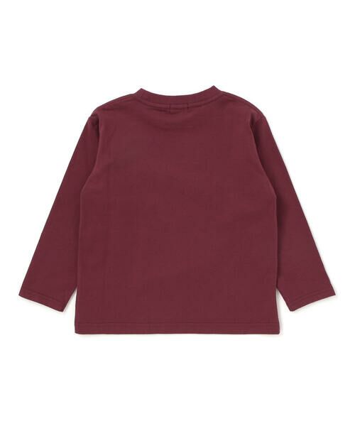 BeBe Petits Pois Vert / ベベ プチ ポワ ヴェール Tシャツ | タックプリーツ刺しゅうロングTシャツ(95~160cm) | 詳細10