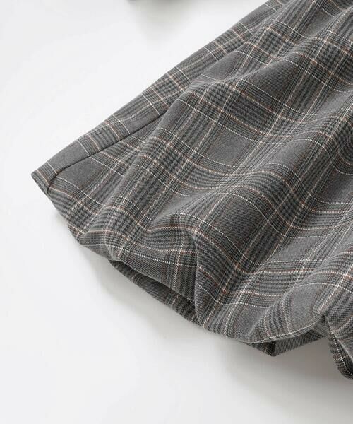 BeBe Petits Pois Vert / ベベ プチ ポワ ヴェール ミニ丈・ひざ丈ワンピース | 【店舗限定】チェックバルーン長袖ワンピース(95~150cm) | 詳細10