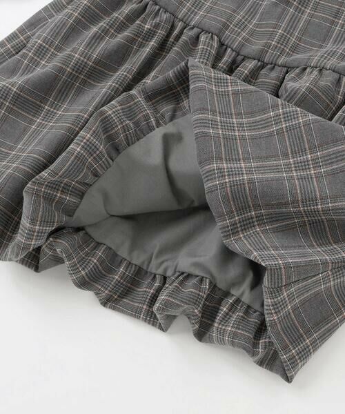 BeBe Petits Pois Vert / ベベ プチ ポワ ヴェール ミニ丈・ひざ丈ワンピース | 【店舗限定】チェックバルーン長袖ワンピース(95~150cm) | 詳細11