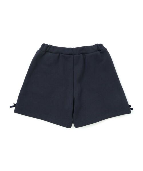 BeBe Petits Pois Vert / ベベ プチ ポワ ヴェール セットアップ | 【店舗限定】リボンチュールトップス＋ショートパンツセットアップ(95~150cm) | 詳細6