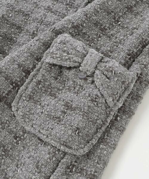 BeBe Petits Pois Vert / ベベ プチ ポワ ヴェール ミニ・ひざ丈スカート | 【店舗限定】【お揃い】ボアツイードジャンパースカート(95~150cm) | 詳細6