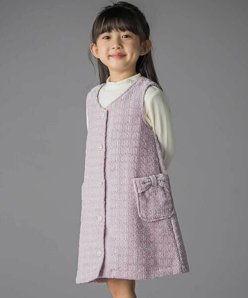 BeBe Petits Pois Vert/xx v` | F[ yX܌zyz{AcC[hWp[XJ[g(95~150cm) p[v 150cm