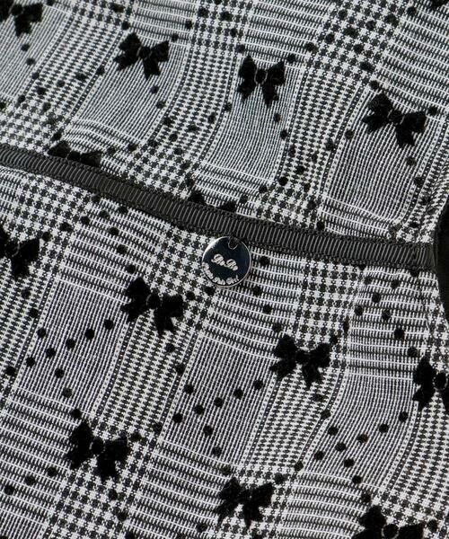 BeBe Petits Pois Vert / ベベ プチ ポワ ヴェール ミニ・ひざ丈スカート | 【店舗限定】【お揃い】リボンプリントチェックジャンパースカート(95~150cm) | 詳細10