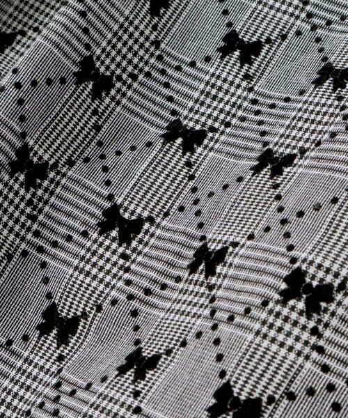 BeBe Petits Pois Vert / ベベ プチ ポワ ヴェール ミニ・ひざ丈スカート | 【店舗限定】【お揃い】リボンプリントチェックジャンパースカート(95~150cm) | 詳細14