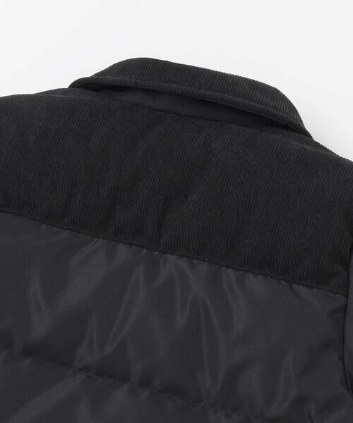 BeBe Petits Pois Vert / ベベ プチ ポワ ヴェール テーラードジャケット | 【店舗限定】タフタコールテン切り替えダウンジャケット(95~150cm) | 詳細8