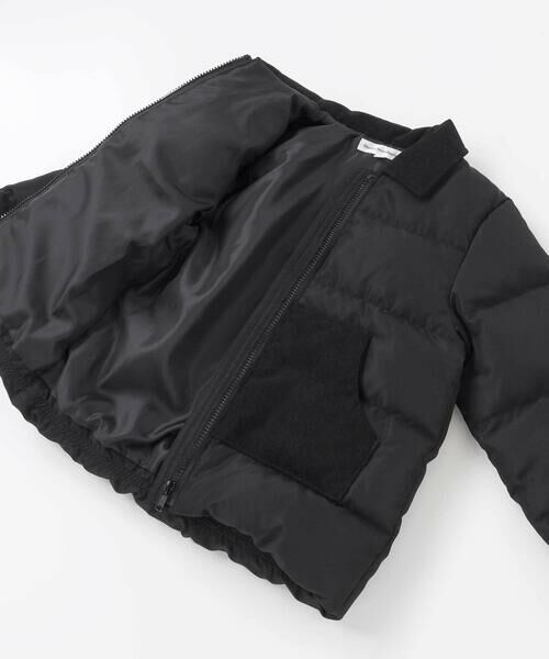 BeBe Petits Pois Vert / ベベ プチ ポワ ヴェール テーラードジャケット | 【店舗限定】タフタコールテン切り替えダウンジャケット(95~150cm) | 詳細12