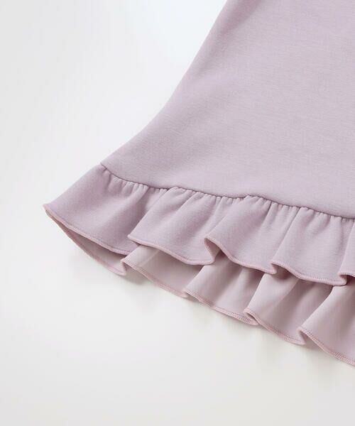 BeBe Petits Pois Vert / ベベ プチ ポワ ヴェール スウェット | 【店舗限定】ポンチ裾フリルリボン刺しゅうトレーナー(95~150cm) | 詳細13