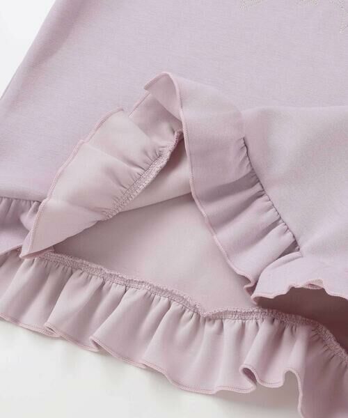 BeBe Petits Pois Vert / ベベ プチ ポワ ヴェール スウェット | 【店舗限定】ポンチ裾フリルリボン刺しゅうトレーナー(95~150cm) | 詳細14