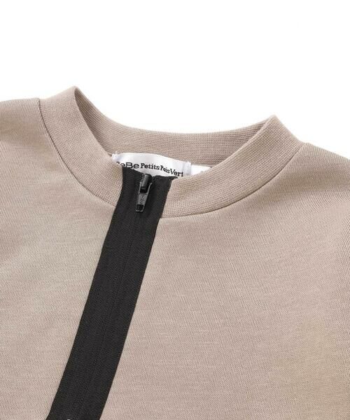 BeBe Petits Pois Vert / ベベ プチ ポワ ヴェール スウェット | 【店舗限定】ハーフジッププルオーバー(95~150cm) | 詳細10