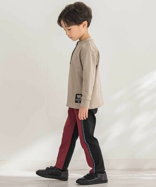 BeBe Petits Pois Vert / ベベ プチ ポワ ヴェール スウェット | 【店舗限定】ハーフジッププルオーバー(95~150cm) | 詳細6