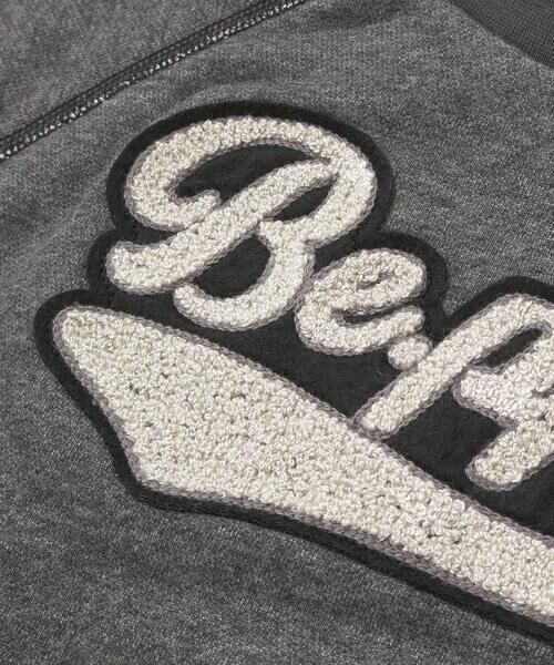 BeBe Petits Pois Vert / ベベ プチ ポワ ヴェール スウェット | 【店舗限定】サガラワッペンラグラントレーナー(95~160cm) | 詳細9