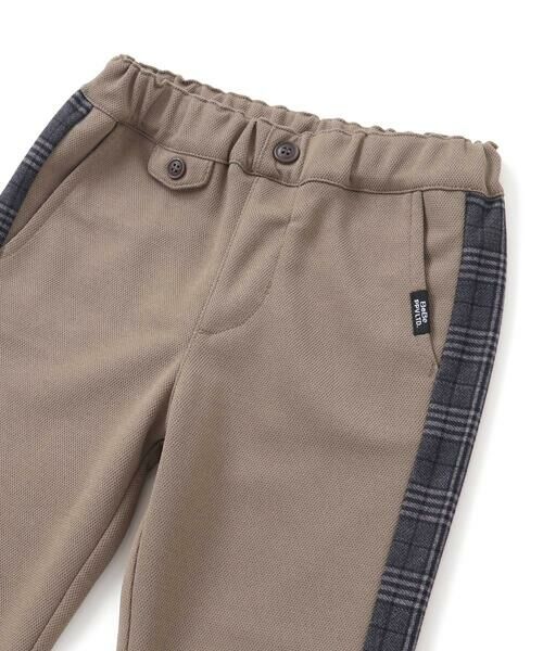 BeBe Petits Pois Vert / ベベ プチ ポワ ヴェール チノ・ワークパンツ | 【店舗限定】【お揃い】カノコボンディングサイドチェックパンツ(95~150cm) | 詳細5