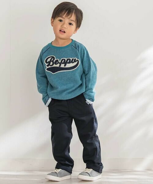 BeBe Petits Pois Vert / ベベ プチ ポワ ヴェール チノ・ワークパンツ | 【店舗限定】【お揃い】カノコボンディングサイドチェックパンツ(95~150cm) | 詳細13