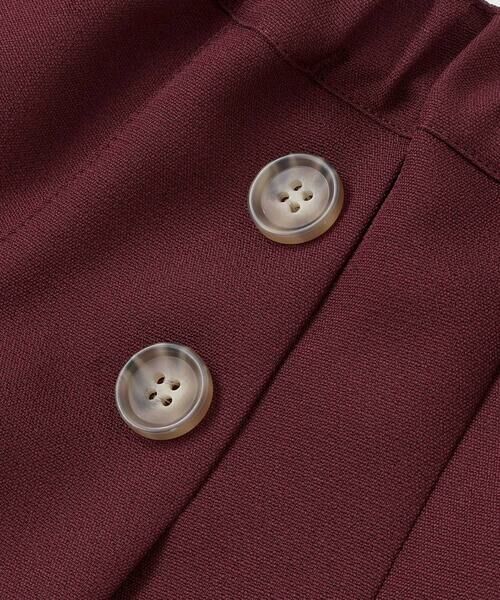 BeBe Petits Pois Vert / ベベ プチ ポワ ヴェール ミニ・ひざ丈スカート | 【店舗限定】フロントボタンプリーツキュロットパンツ(95~150cm) | 詳細7