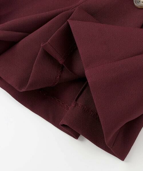 BeBe Petits Pois Vert / ベベ プチ ポワ ヴェール ミニ・ひざ丈スカート | 【店舗限定】フロントボタンプリーツキュロットパンツ(95~150cm) | 詳細9