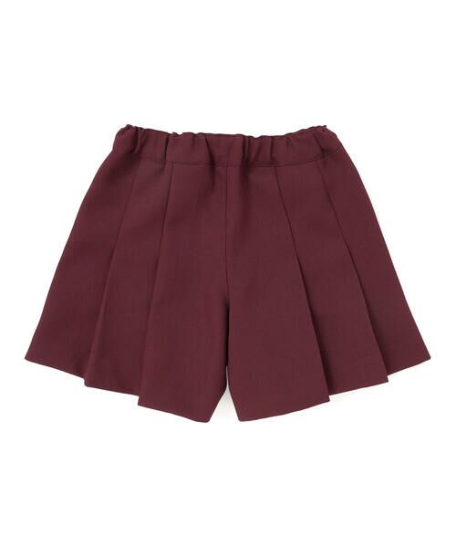 BeBe Petits Pois Vert / ベベ プチ ポワ ヴェール ミニ・ひざ丈スカート | 【店舗限定】フロントボタンプリーツキュロットパンツ(95~150cm) | 詳細5