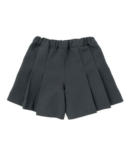 BeBe Petits Pois Vert / ベベ プチ ポワ ヴェール ミニ・ひざ丈スカート | 【店舗限定】フロントボタンプリーツキュロットパンツ(95~150cm) | 詳細17