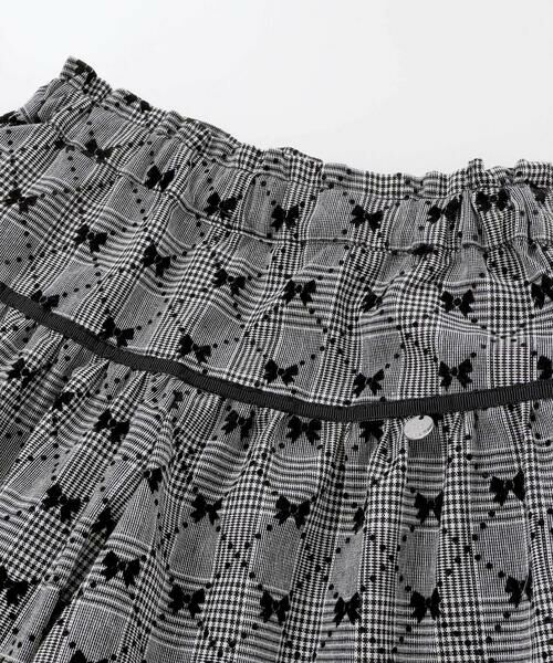 BeBe Petits Pois Vert / ベベ プチ ポワ ヴェール ショート・ハーフ・半端丈パンツ | 【店舗限定】【お揃い】リボンチェックキュロットパンツ(95~150cm) | 詳細6
