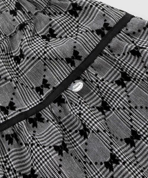 BeBe Petits Pois Vert / ベベ プチ ポワ ヴェール ショート・ハーフ・半端丈パンツ | 【店舗限定】【お揃い】リボンチェックキュロットパンツ(95~150cm) | 詳細7