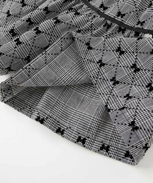 BeBe Petits Pois Vert / ベベ プチ ポワ ヴェール ショート・ハーフ・半端丈パンツ | 【店舗限定】【お揃い】リボンチェックキュロットパンツ(95~150cm) | 詳細8