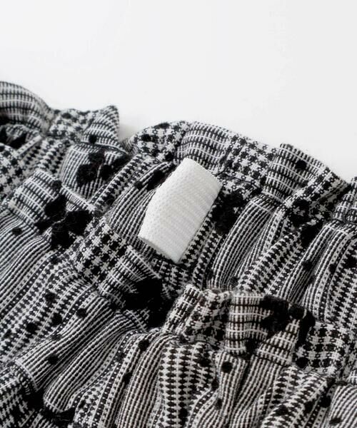 BeBe Petits Pois Vert / ベベ プチ ポワ ヴェール ショート・ハーフ・半端丈パンツ | 【店舗限定】【お揃い】リボンチェックキュロットパンツ(95~150cm) | 詳細9