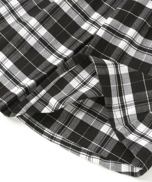 BeBe Petits Pois Vert / ベベ プチ ポワ ヴェール ミニ・ひざ丈スカート | 【店舗限定】【お揃い】センタータックチェックスカート(95~150cm) | 詳細12