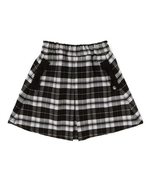 BeBe Petits Pois Vert / ベベ プチ ポワ ヴェール ミニ・ひざ丈スカート | 【店舗限定】【お揃い】センタータックチェックスカート(95~150cm) | 詳細6