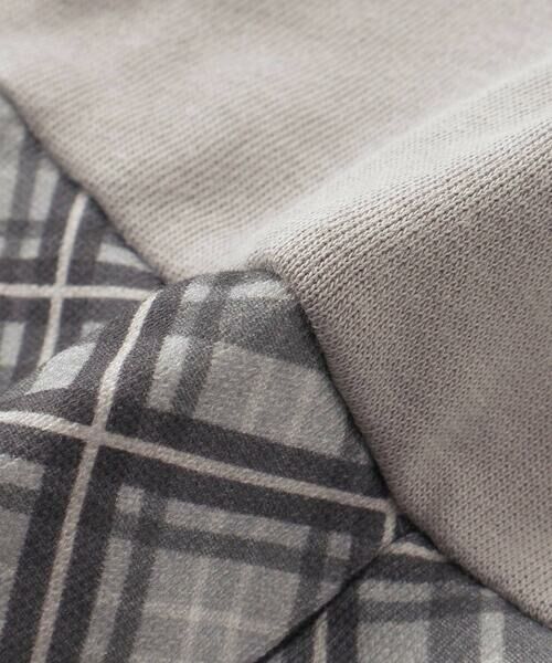 BeBe Petits Pois Vert / ベベ プチ ポワ ヴェール ミニ丈・ひざ丈ワンピース | 【お揃い】チェック柄裏毛ベロアリボンタックワンピース(95~150cm) | 詳細13