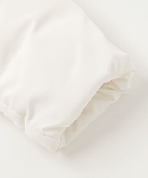 BeBe Petits Pois Vert / ベベ プチ ポワ ヴェール その他アウター | フリル襟スカラップタフタダウンコート(95~160cm) | 詳細14