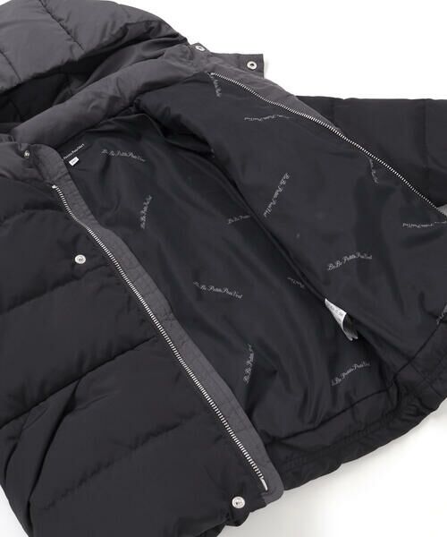 BeBe Petits Pois Vert / ベベ プチ ポワ ヴェール ダウンジャケット・ベスト | 配色タフタ切り替えダウンコート(95~160cm) | 詳細5