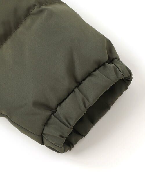 BeBe Petits Pois Vert / ベベ プチ ポワ ヴェール ダウンジャケット・ベスト | 配色タフタ切り替えダウンコート(95~160cm) | 詳細18