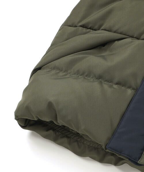 BeBe Petits Pois Vert / ベベ プチ ポワ ヴェール ダウンジャケット・ベスト | 配色タフタ切り替えダウンコート(95~160cm) | 詳細20