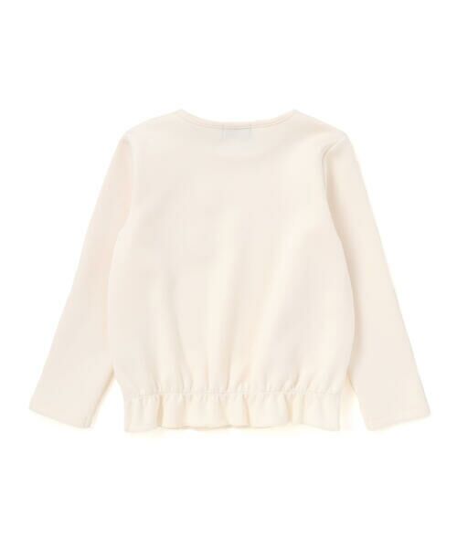 BeBe Petits Pois Vert / ベベ プチ ポワ ヴェール スウェット | ウエストギャザーちょうちょトレーナー(95~150cm) | 詳細5