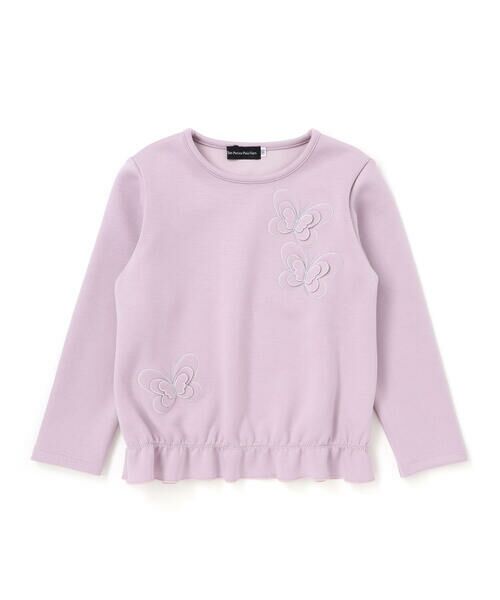 BeBe Petits Pois Vert / ベベ プチ ポワ ヴェール スウェット | ウエストギャザーちょうちょトレーナー(95~150cm) | 詳細6