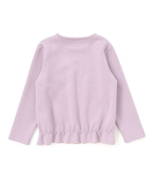 BeBe Petits Pois Vert / ベベ プチ ポワ ヴェール スウェット | ウエストギャザーちょうちょトレーナー(95~150cm) | 詳細7