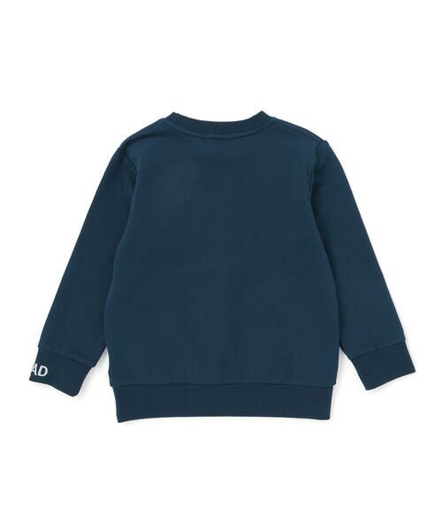 BeBe Petits Pois Vert / ベベ プチ ポワ ヴェール スウェット | エンブレム刺しゅう裏毛トレーナー(95~150cm) | 詳細5