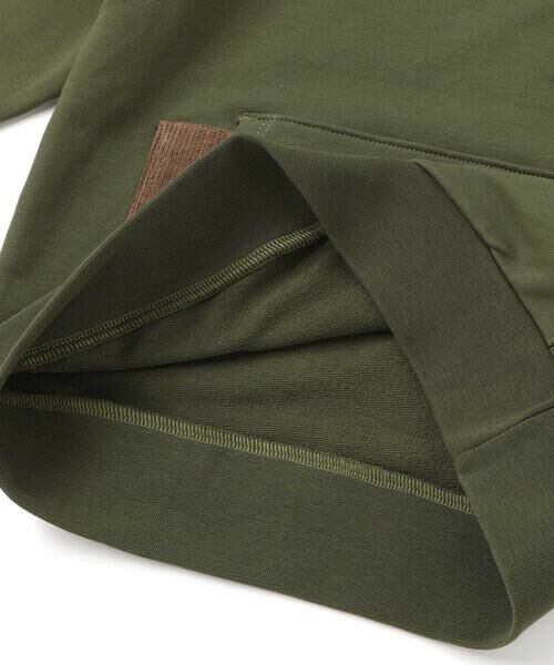 BeBe Petits Pois Vert / ベベ プチ ポワ ヴェール スウェット | エンブレム刺しゅう裏毛トレーナー(95~150cm) | 詳細18