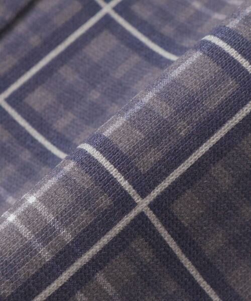 BeBe Petits Pois Vert / ベベ プチ ポワ ヴェール その他パンツ | 【お揃い】チェック柄裏毛配色切り替えロングパンツ(95~160cm) | 詳細15