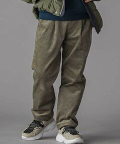 BeBe Petits Pois Vert / ベベ プチ ポワ ヴェール その他パンツ | ウエストタブデザインコーデュロイロングパンツ(95~160cm)