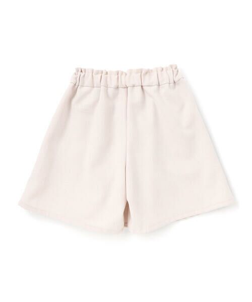 BeBe Petits Pois Vert / ベベ プチ ポワ ヴェール ショート・ハーフ・半端丈パンツ | ラップスカート風リボンキュロットパンツ(100~150cm) | 詳細6