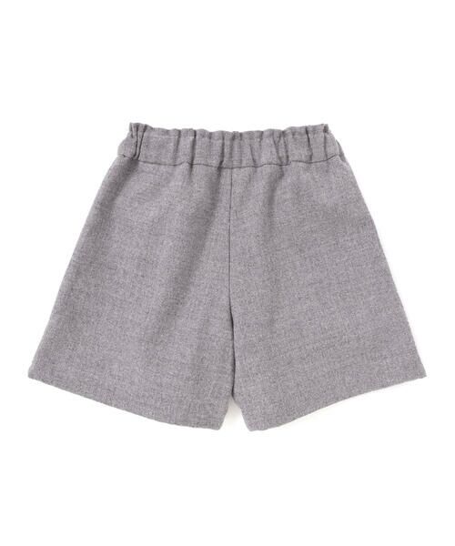 BeBe Petits Pois Vert / ベベ プチ ポワ ヴェール ショート・ハーフ・半端丈パンツ | ラップスカート風リボンキュロットパンツ(100~150cm) | 詳細11