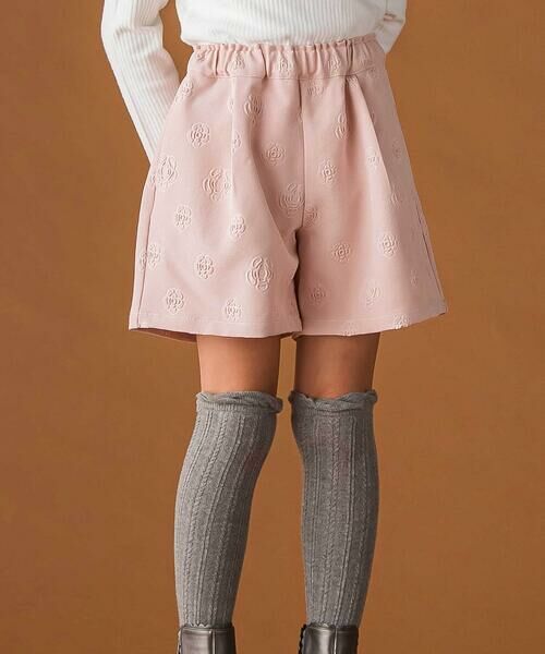 BeBe Petits Pois Vert / ベベ プチ ポワ ヴェール その他トップス | 【店舗限定】型押し花柄ベスト+ショートパンツセットアップ(95~150cm) | 詳細5