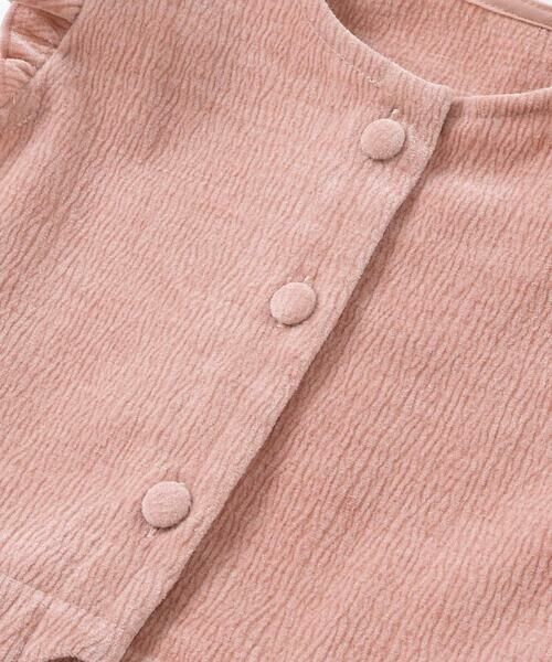 BeBe Petits Pois Vert / ベベ プチ ポワ ヴェール ミニ丈・ひざ丈ワンピース | 【店舗限定】【お揃い】起毛ジャガードスカラップジャンパースカート(95~150cm) | 詳細8