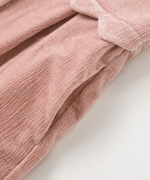 BeBe Petits Pois Vert / ベベ プチ ポワ ヴェール ミニ丈・ひざ丈ワンピース | 【店舗限定】【お揃い】起毛ジャガードスカラップジャンパースカート(95~150cm) | 詳細11