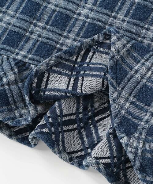 BeBe Petits Pois Vert / ベベ プチ ポワ ヴェール ミニ丈・ひざ丈ワンピース | 【店舗限定】チェックデニムジャンパースカート(95~150cm) | 詳細12